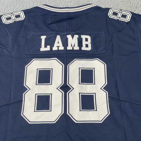 Dallas Cowboys CeeDee Lamb Jersey Blue Stitched Nike #88 NEW Mens Adult CD - Picture 16 of 16